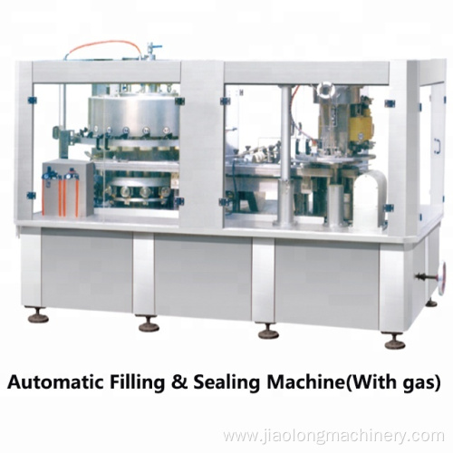 Automatic Beer Can Filling Machine Carbonated Drinks Can Filling Sealing Machine